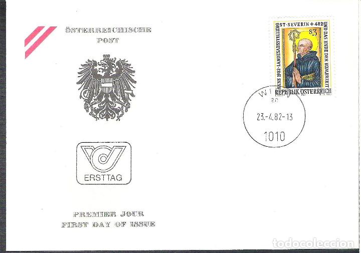 Sellos: Austria   1982 St Severin FDC       K.179 - Foto 1