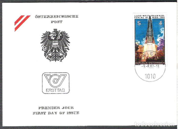 Sellos: Austria   1982 Space FDC       K.189 - Foto 1