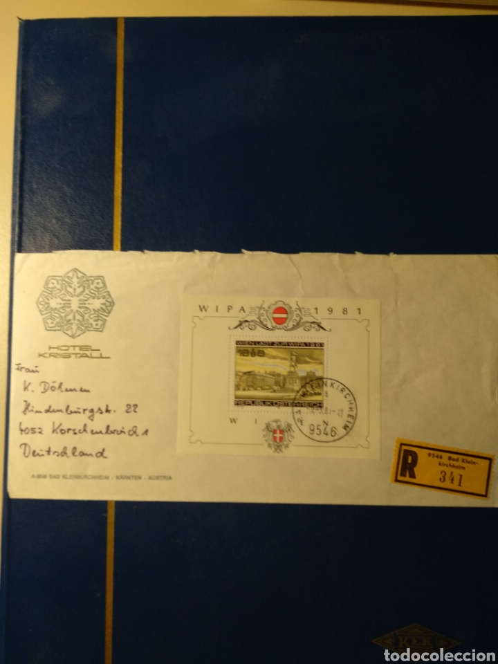 Sellos: SOBRE CIRCULADO AUSTRIA - Foto 1