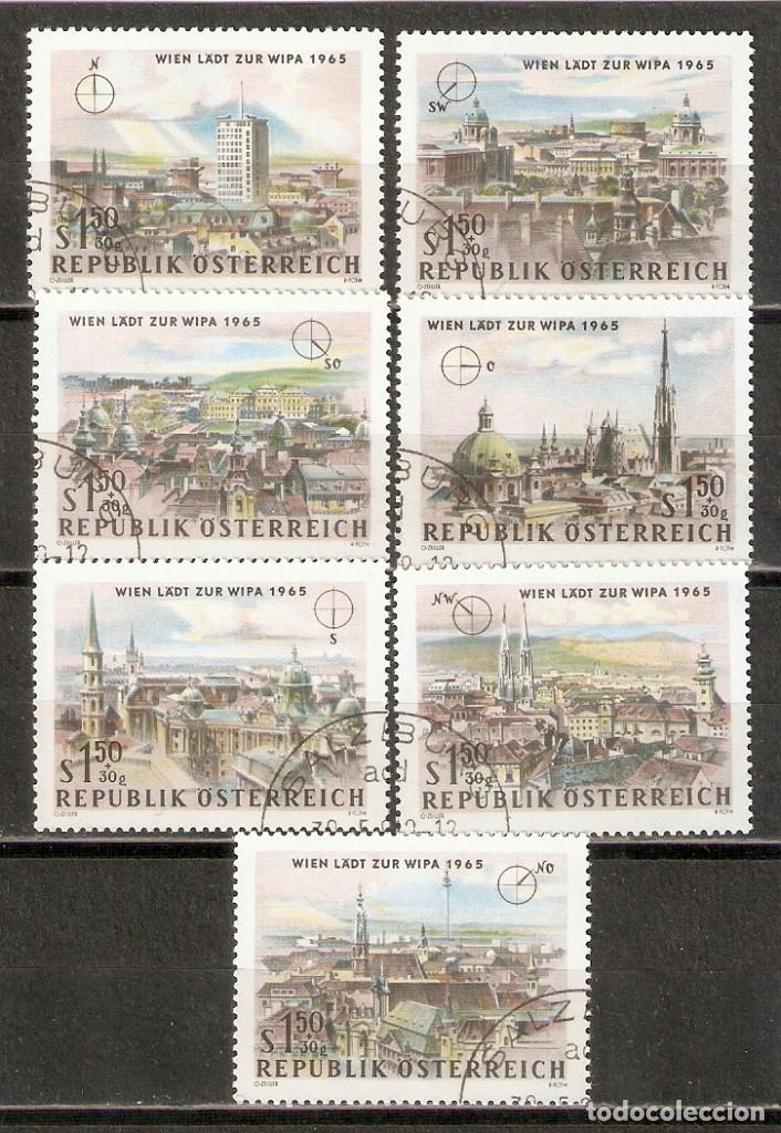 Selos: AUSTRIA.1964. YT 7 valores de la serie 1001/1008