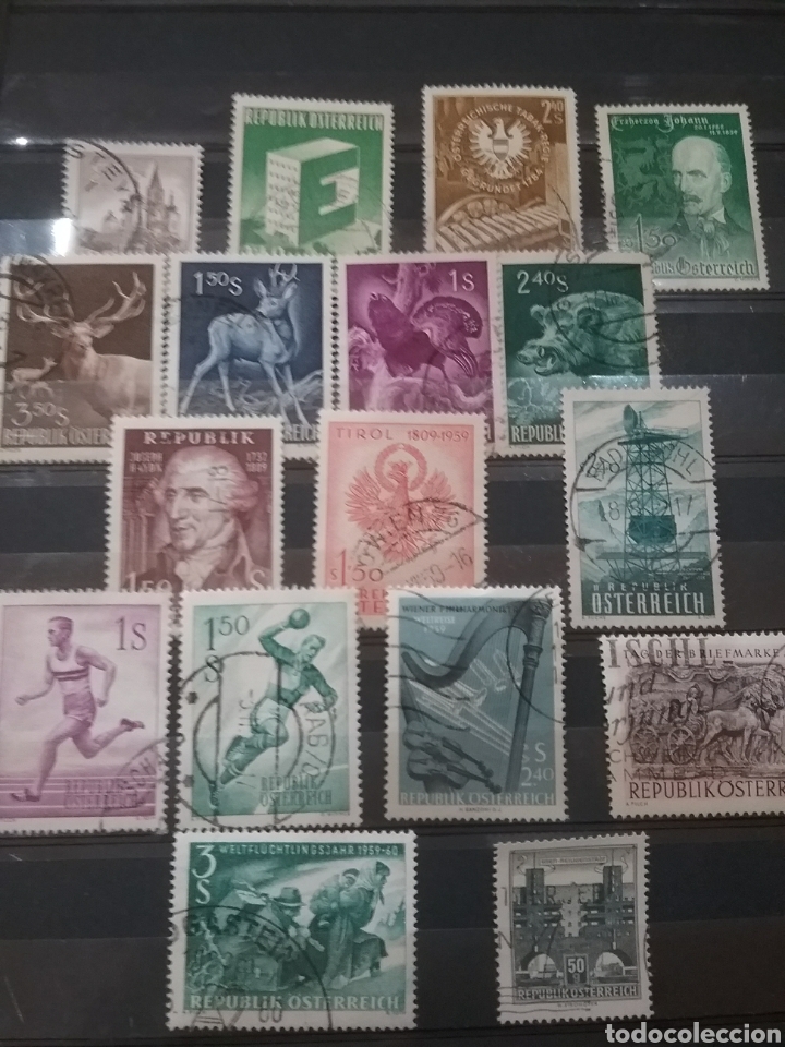Francobolli: Sellos Austria (Osterreich) mtdos/1959/A&ntilde;o/completo/deporte/arte/arquitectura/animales/fauna/persona