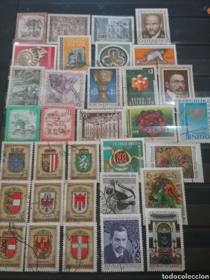 Stamps: Sellos Austria (Osterreich) mtdos/1976/arteA&ntilde;o Completo/arte/religion/arquitectura/paisajes/natura/C