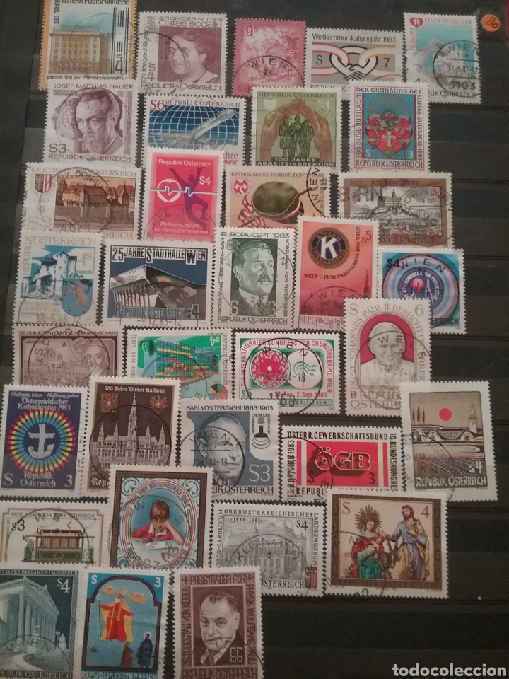 Sellos: Sellos Austria (Osterreich) mtdos/1983/A&ntilde;o completo Excepto H Bloque/arte/religion/culturz/trenes/na