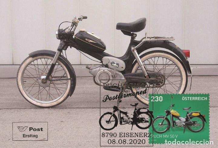 Sellos: Austria 2020 - Puch MV 50 V maximum card - Foto 1