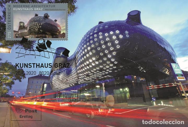 Sellos: Austria 2020 - Kunsthaus Graz maximum card - Foto 1