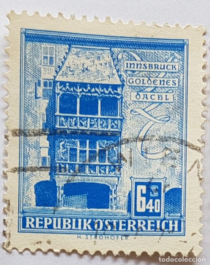 Sellos: REPUBLIK OSTERREICH INNSBRUCK GOLDENES