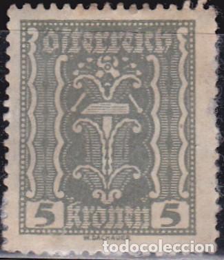 Sellos: 1922 - AUSTRIA - ALEGORIA - INDUSTRIA - YVERT 258 - Foto 1