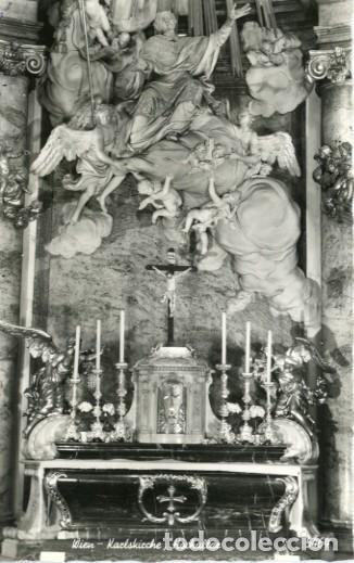 Briefmarken: Viena, Wien, Karlskirche Hochaltar 5464. Altar mayor de la iglesia de San Carlos Borromeo.