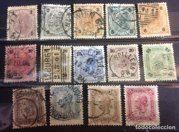 Sellos: Austria, Lignes brillantes obliques - Foto 1