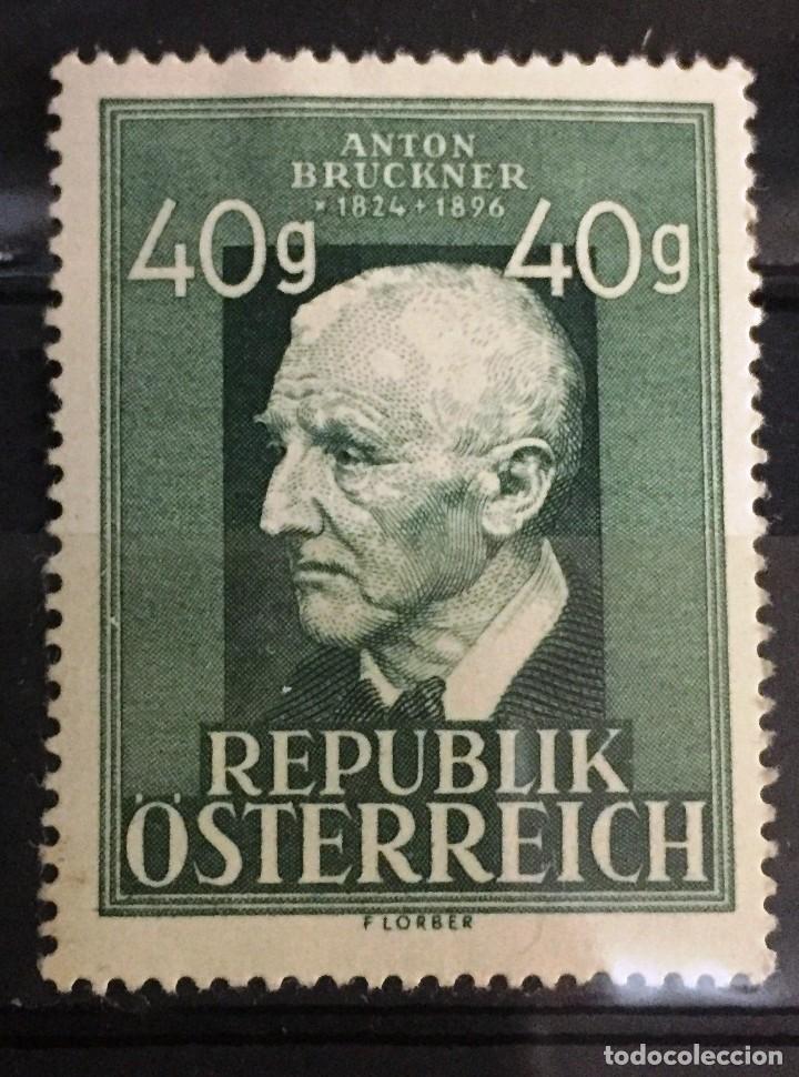 Sellos: Austria , Compositor Anton Bruckner - Foto 1