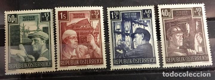 Sellos: Austria, En favor de la reconstruccion - Foto 1