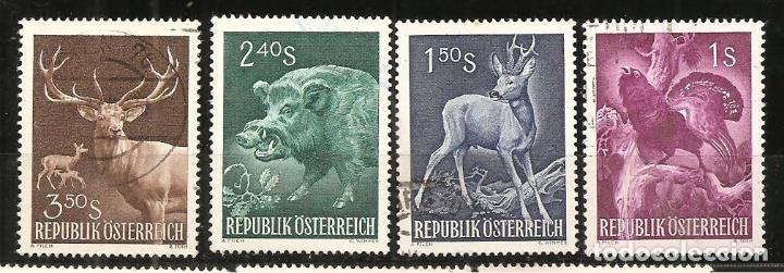 Sellos: AUSTRIA, YVERT 904/7, MATASELLADO - Foto 1