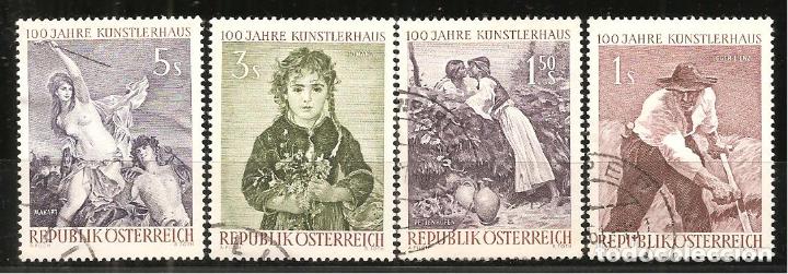 Sellos: AUSTRIA, YVERT 927/0, MATASELLADO - Foto 1