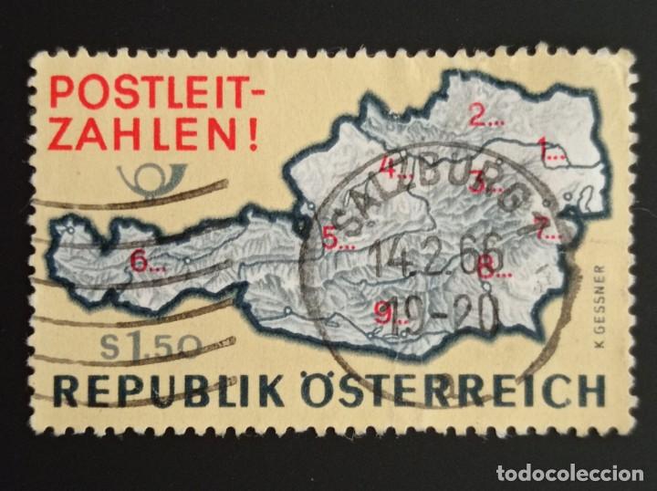 Sellos: SELLO AUSTRIA. INTRODUCCI&Oacute;N DE LOS C&Oacute;DIGOS POSTALES (1,50 S) DE 1966 - Foto 1