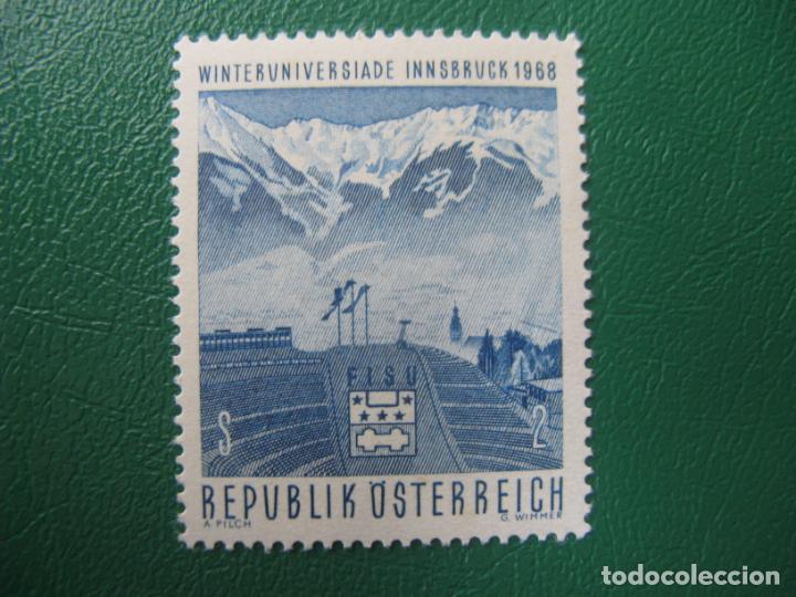 Briefmarken: -austria, 1968, universiadas de invierno en innsbruck, Yvert 1090