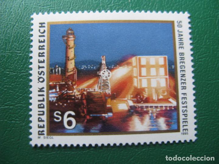 Briefmarken: -austria, 1995, 50 aniversario festival de bregenz, Yvert 1989