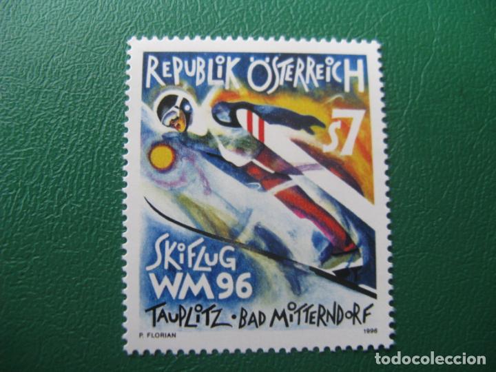 Briefmarken: -austria, 1996, 14 campeonatos del mundo de saltos de ski, Yvert 2008