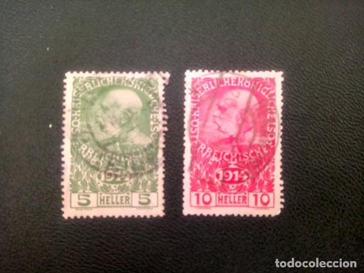 Sellos: AUSTRIA, 1914, 80 ANIVERSARIO del KAISER - Foto 1