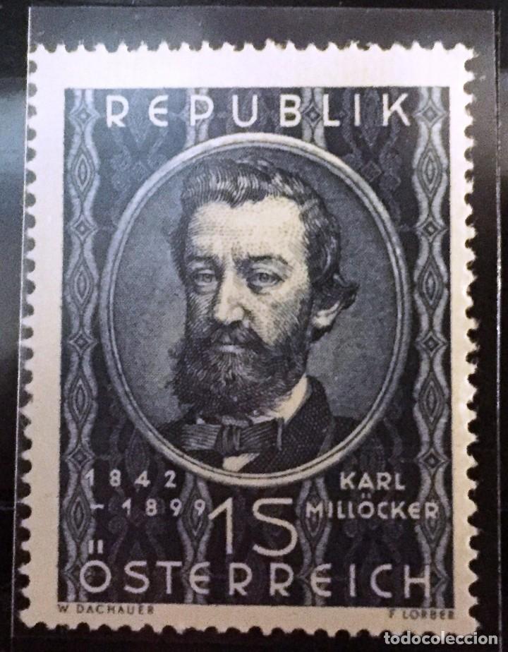 Sellos: Austria, 50&ordm; de la muerte de Karl Millocker - Foto 1