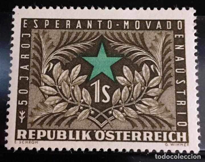 Sellos: Austria, cincuentanario de la introduccion del esperanto - Foto 1