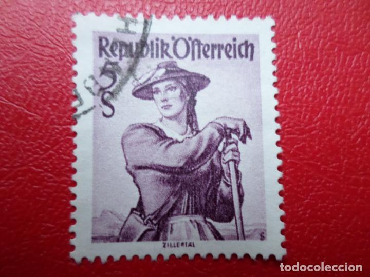 Briefmarken: -austria, 1948, trajes regionales, Yvert 754