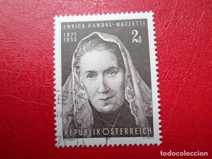 Briefmarken: -austria, 1971, centenario de la poetisa enrica handel-mazetti, Yvert 1182