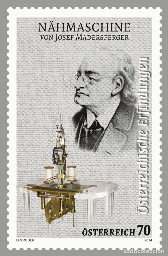 Sellos: Austria 2014 - Josef Madersperger mnh - Foto 1