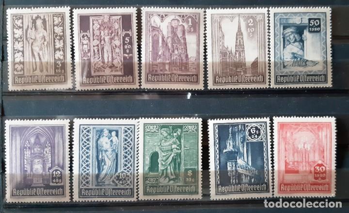 Francobolli: AUSTRIA,1946.CAT.YT.653/662.