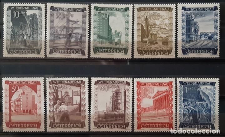 Francobolli: AUSTRIA,1948.CAT.YT.712/721.
