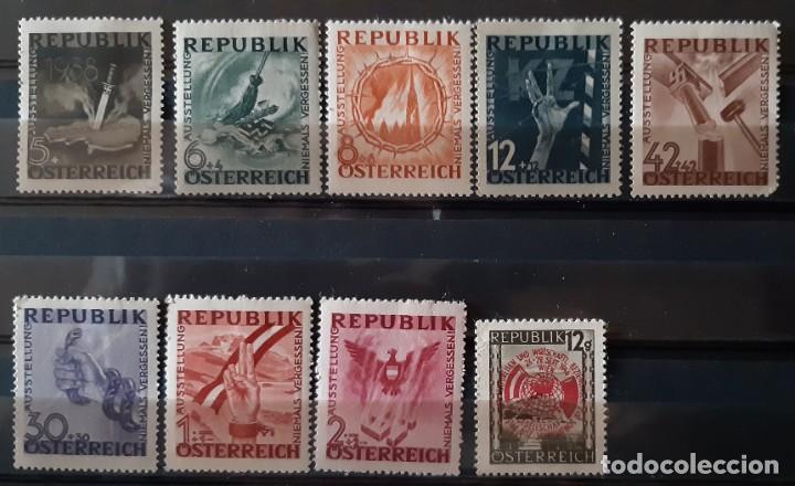 Francobolli: AUSTRIA,1946.CAT.YT.638/646