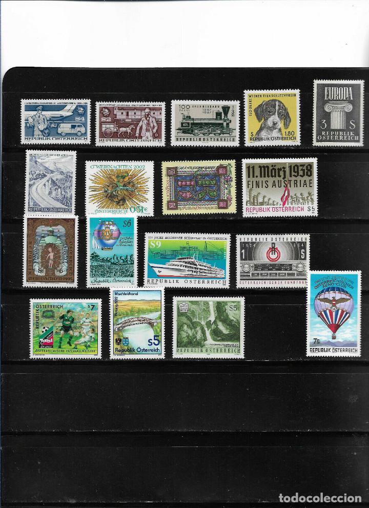 Sellos: AUSTRIA, LOTE DE 48 VALORES. MNH. - Foto 2
