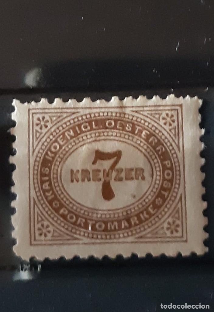 Timbres: AUSTRIA,1895. CIFRAS. CAT.YT. T6.