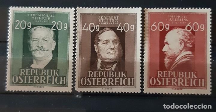 Timbres: AUSTRIA,1948.CAT.YT.694,694A Y 695.