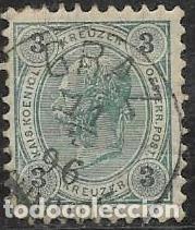 Sellos: AUSTRIA YVERT 48, DENTADO 9.5 - Foto 1