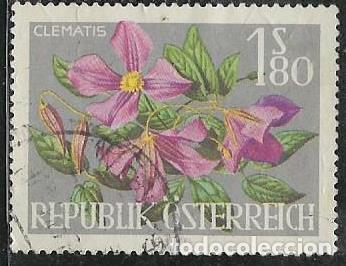 Sellos: AUSTRIA YVERT 985, FLORA - Foto 1