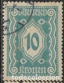 Sellos: AUSTRIA TASAS YVERT 107 - Foto 1