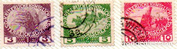 Stamps: AUSTRIA.- SELLOS DEL A&Ntilde;O 1915, EN USADOS