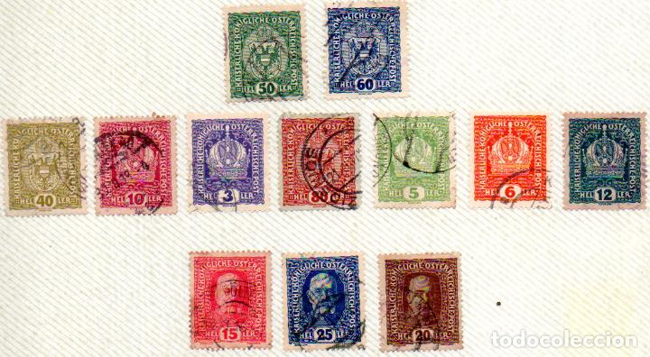 Stamps: AUSTRIA.- SELLOS DEL A&Ntilde;O 1916, EN USADOS