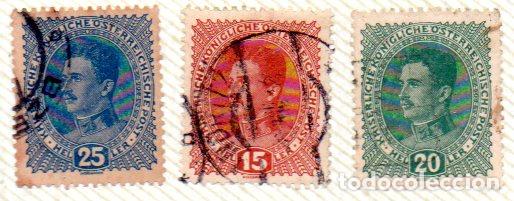 Stamps: AUSTRIA.- SELLOS DEL A&Ntilde;O 1917, EN USADOS