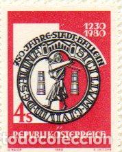 Sellos: AUSTRIA.- SELLO DEL A&Ntilde;O 1980, EN USADO