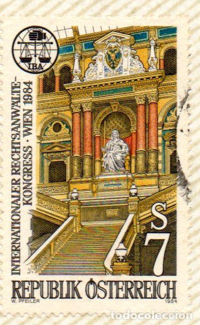 Sellos: AUSTRIA.- SELLO DEL A&Ntilde;O 1984, EN USADO - Foto 1