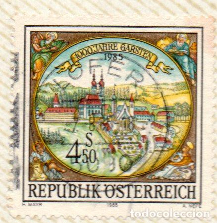 Selos: AUSTRIA.- SELLO DEL A&Ntilde;O 1985, EN USADO