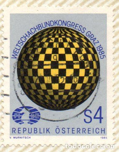 Selos: AUSTRIA.- SELLO DEL A&Ntilde;O 1985, EN USADO