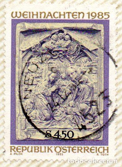 Selos: AUSTRIA.- SELLO DEL A&Ntilde;O 1985, EN USADO