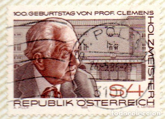 Sellos: AUSTRIA.- SELLO DEL A&Ntilde;O 1986, EN USADO - Foto 1