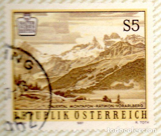 Selos: AUSTRIA.- SELLO DEL A&Ntilde;O 1987, EN USADO