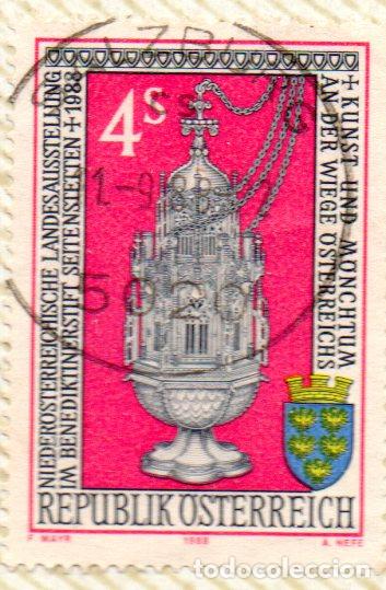 Selos: AUSTRIA.- SELLO DEL A&Ntilde;O 1988, EN USADO