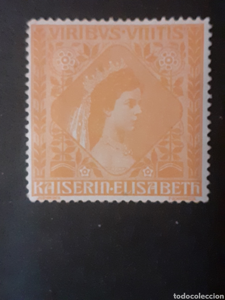 Stamps: Kaiserin Elisabeth. Sello homenaje por la visita de la reina Isabel.