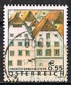 Sellos: Austria, 2463, edificios del Alto Austria, usado - Foto 1