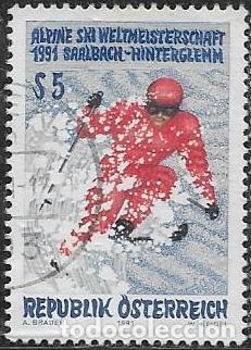 Sellos: AUSTRIA YVERT 1843, DEPORTES - Foto 1